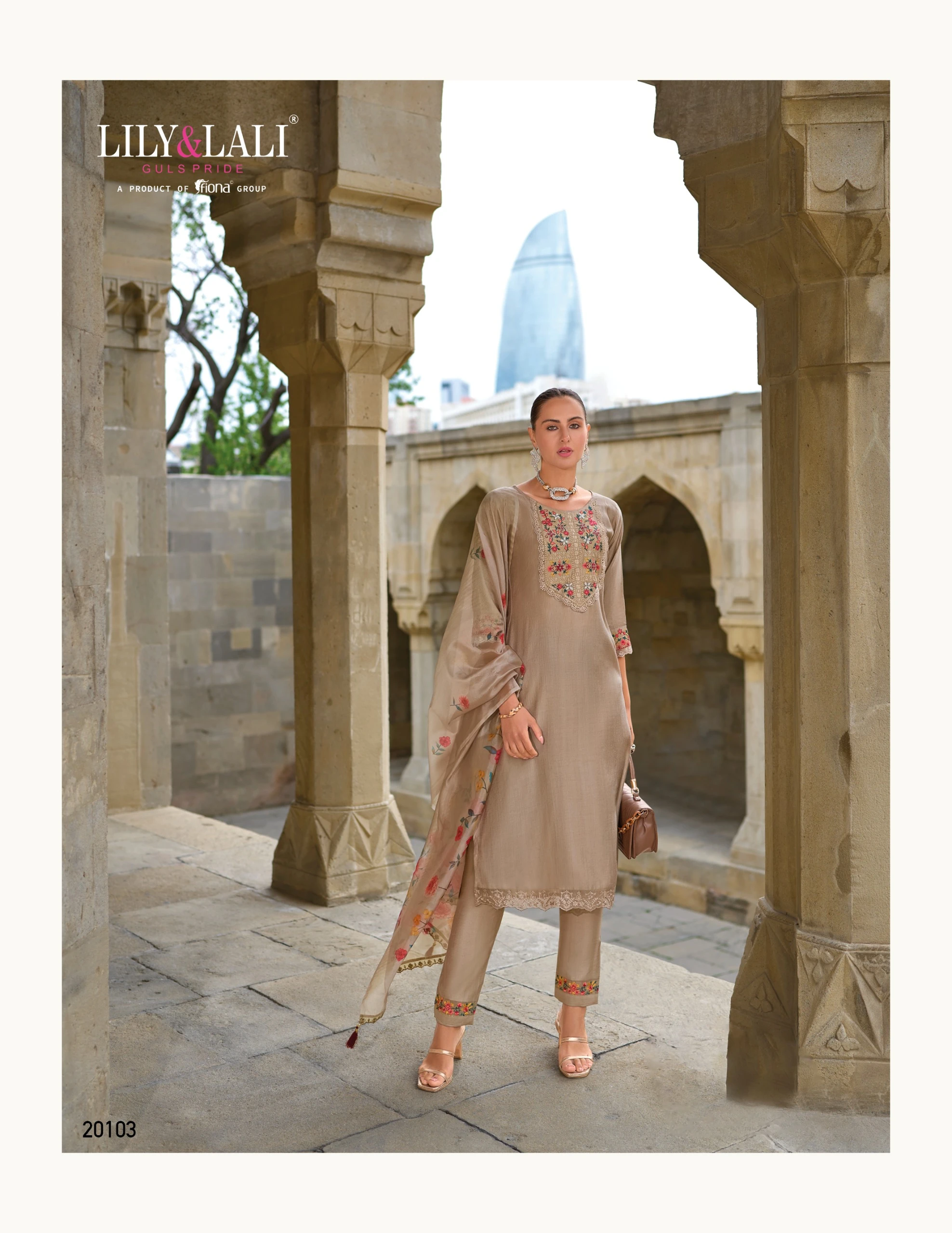 Lily & Lali Malvika 2 Organza Wholesale Fancy Readymade Salwar Suit Catalog — Wholesale Readymade Suit, Lily & Lali wholesale from Surat - Gallery Image 5